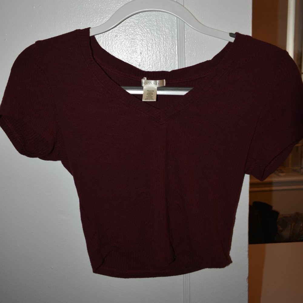 Red Crop Top